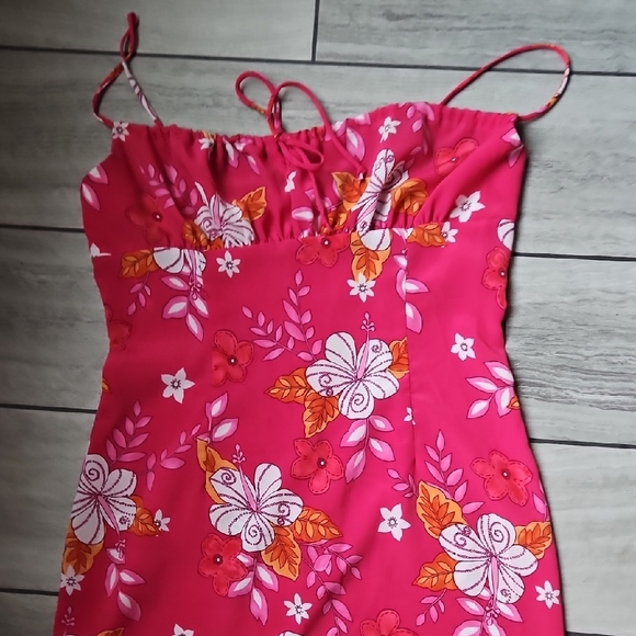 Sexy HOT Pink Midi Dress Labelle 9 - Picture 9 of 10